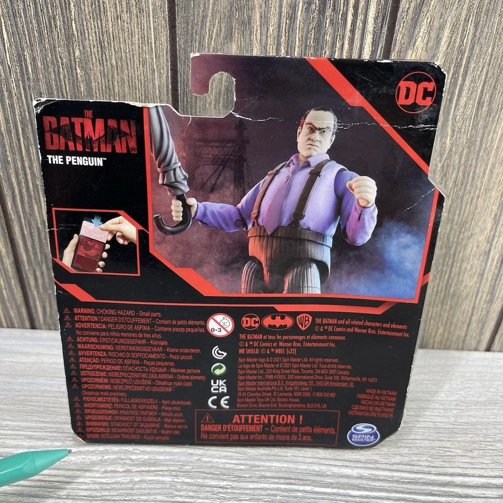 The Batman DC Penguin Spin Master Action Figure New In Package